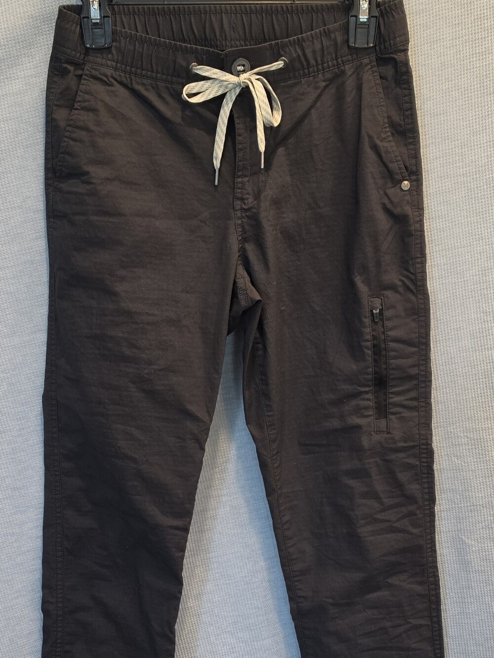 Vuori Black Drawstring Slim Cargo Pants